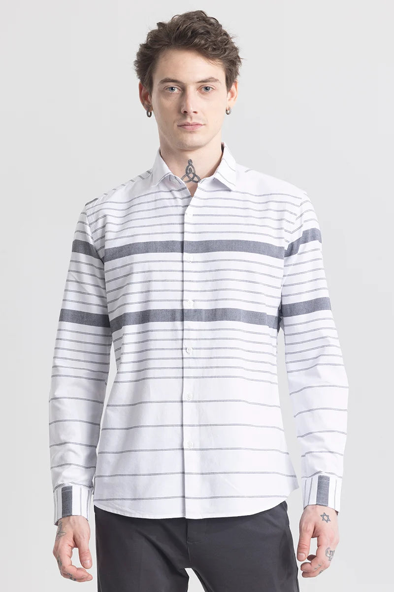 Premium White Stripe Shirt