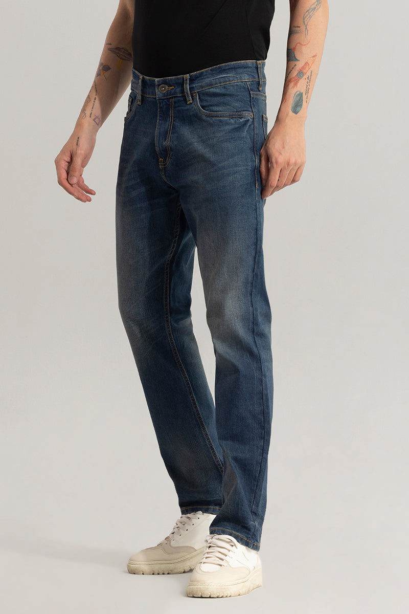 Aegean Mirage Blue Comfort Jeans