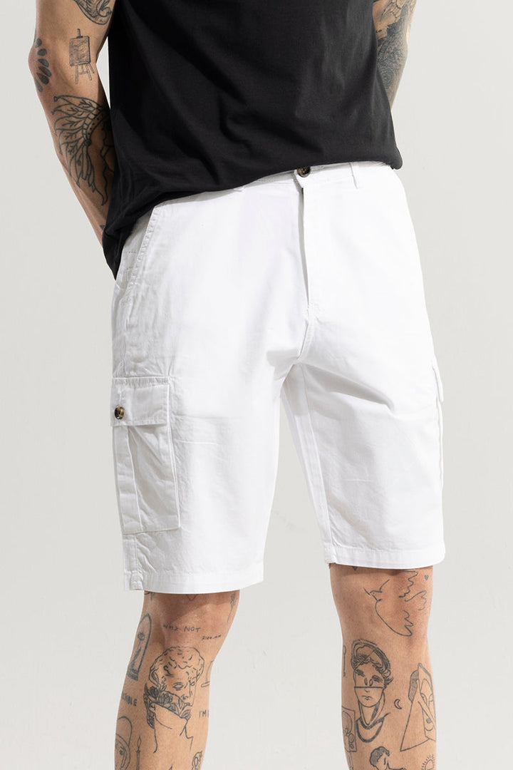 Clean Slate White Shorts
