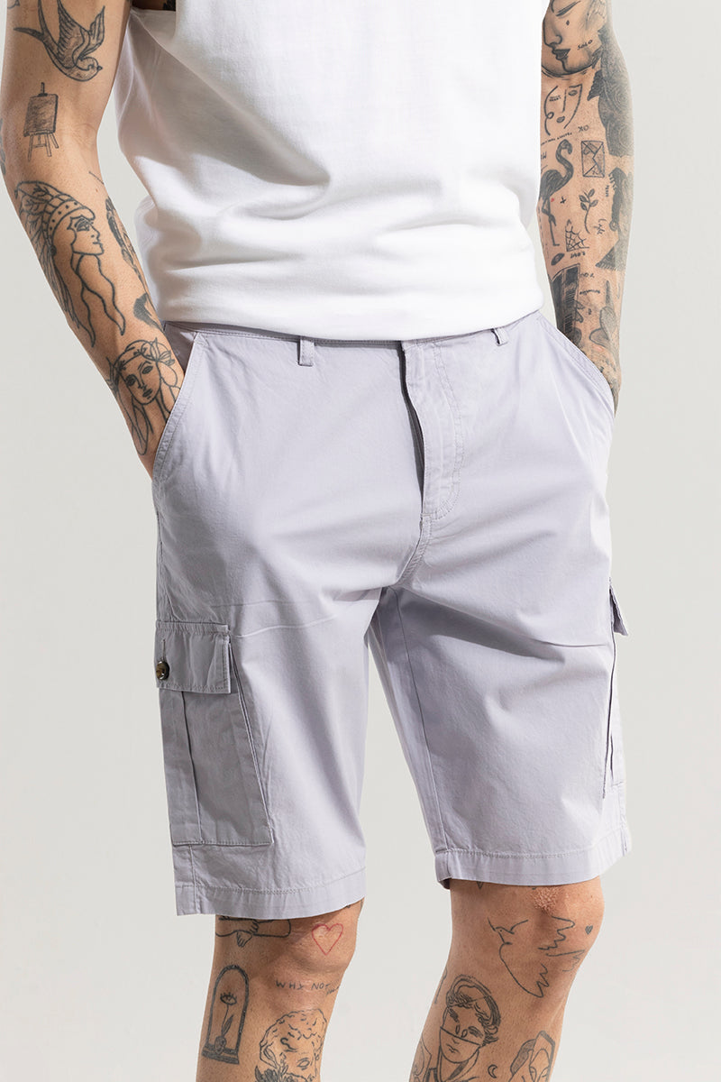 Clean Slate Light Grey Shorts