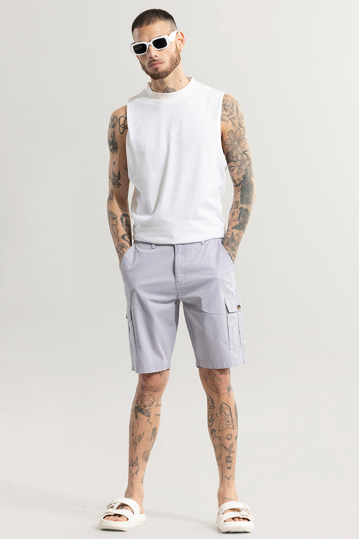 Clean Slate Light Grey Shorts