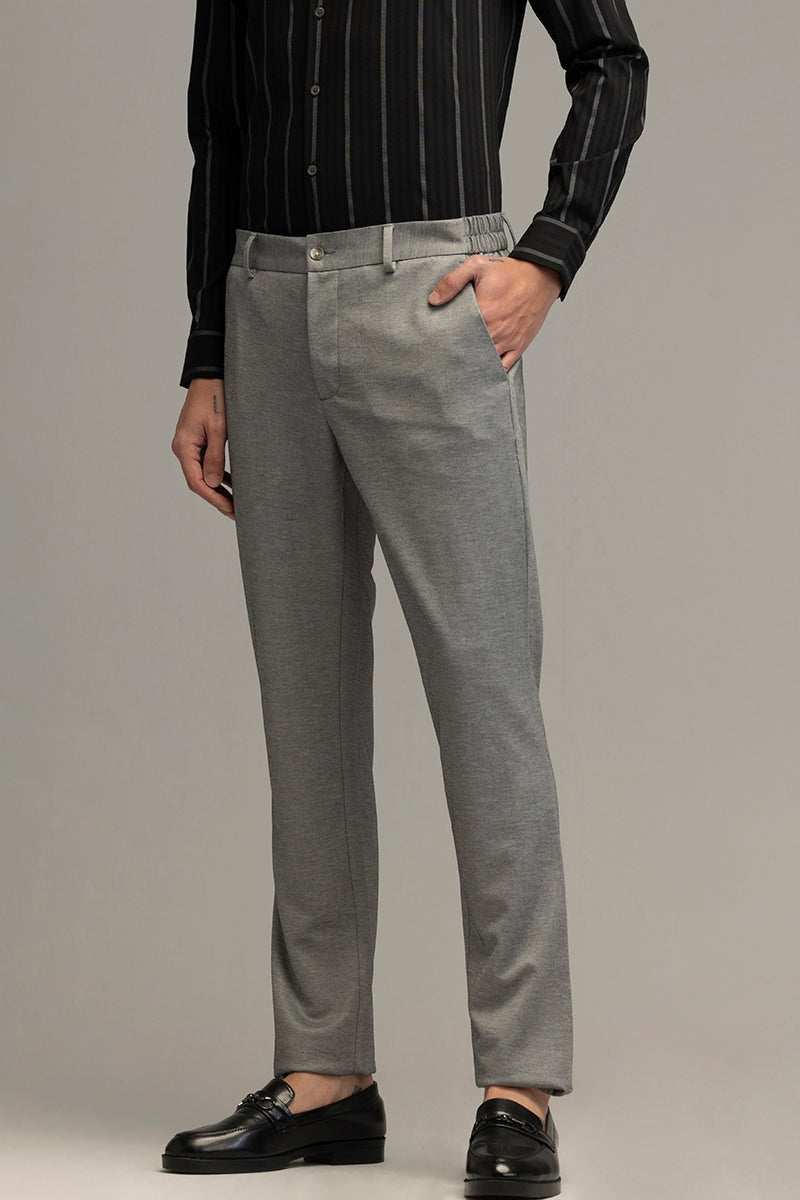 Lunar Elegance Grey Trousers
