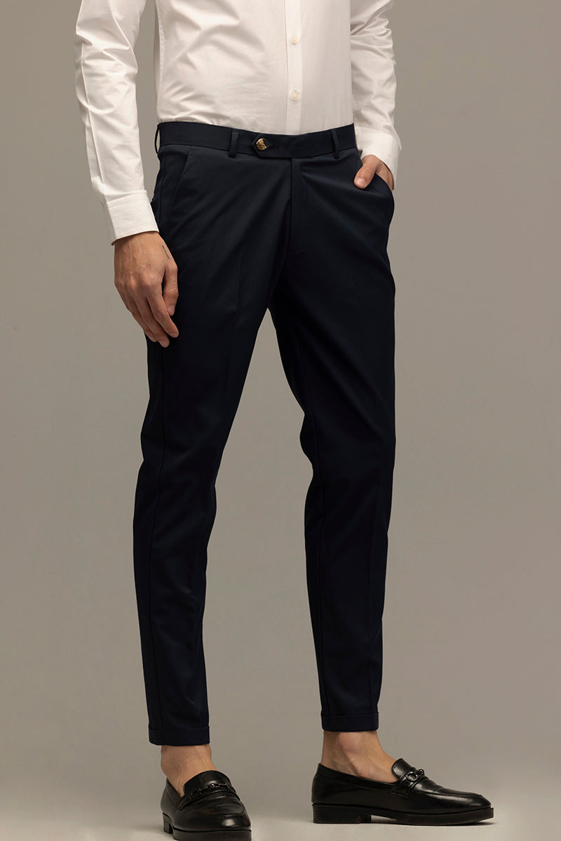 Opulent Navy Dress Trousers