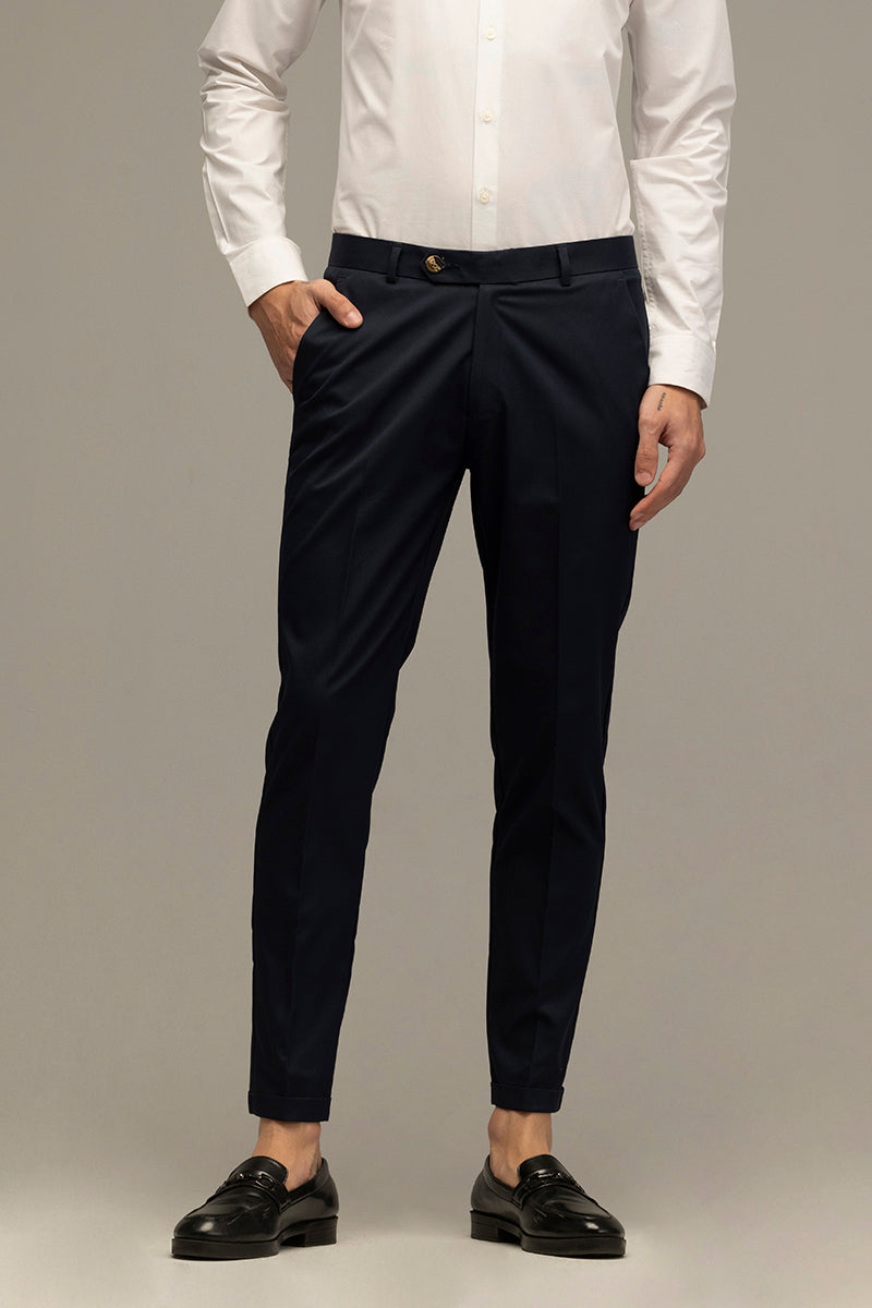 Opulent Navy Dress Trousers