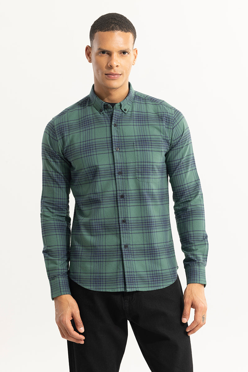 Forest Green Check Shirt