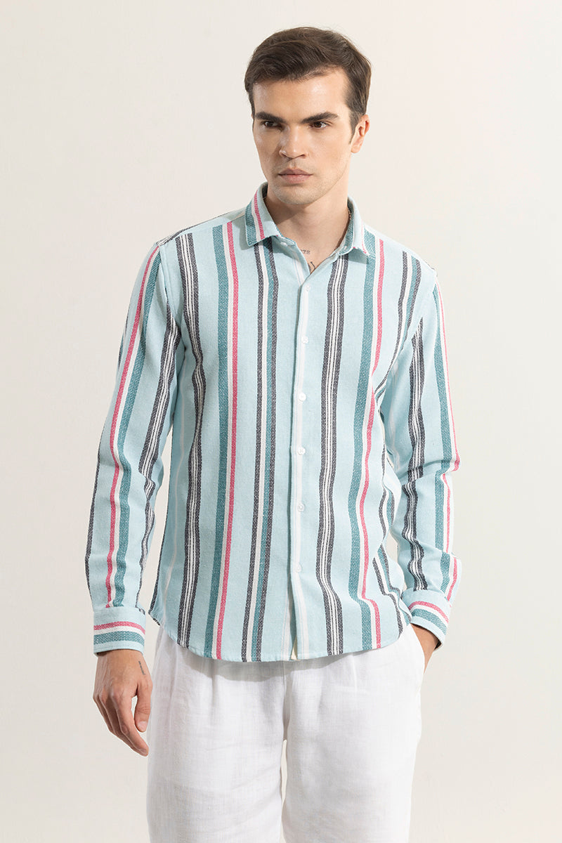 Urban Stripe Blue Shirt