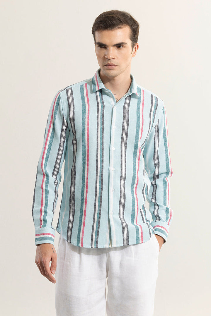 Urban Stripe Blue Shirt
