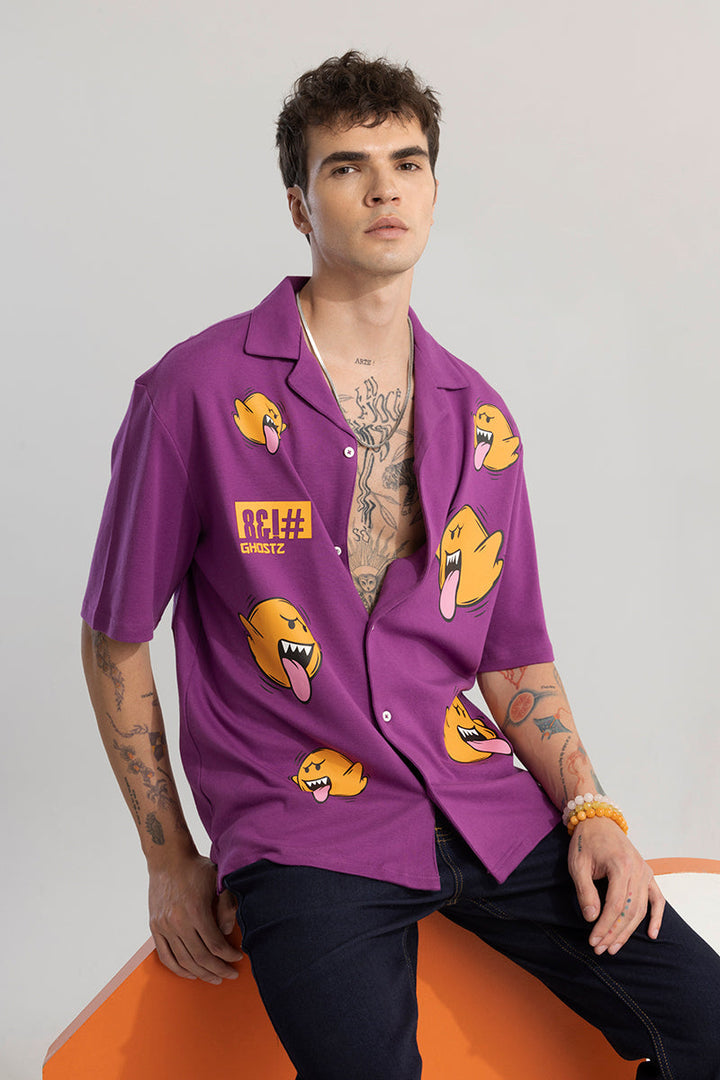 Longline Purple Tee Shirt