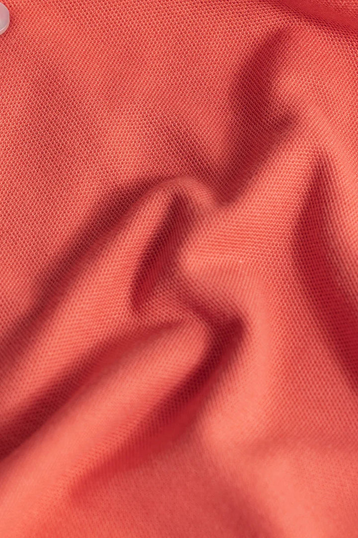 Soft Pink Oversized Knit Shirt