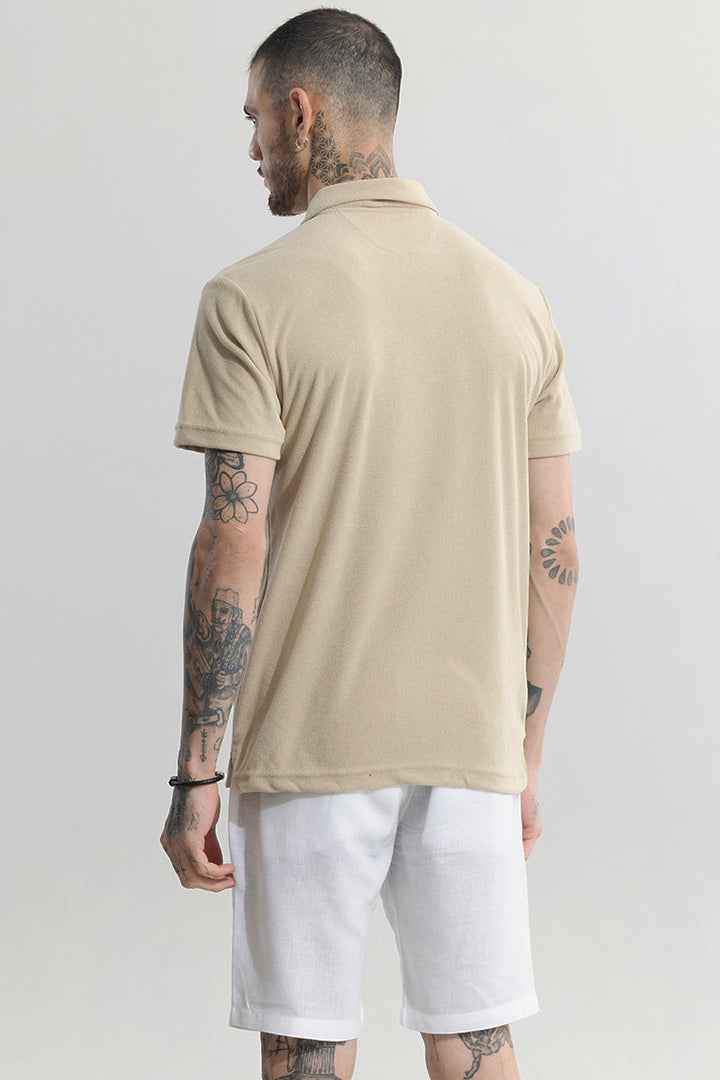 Cream Radiance Polo T-Shirt