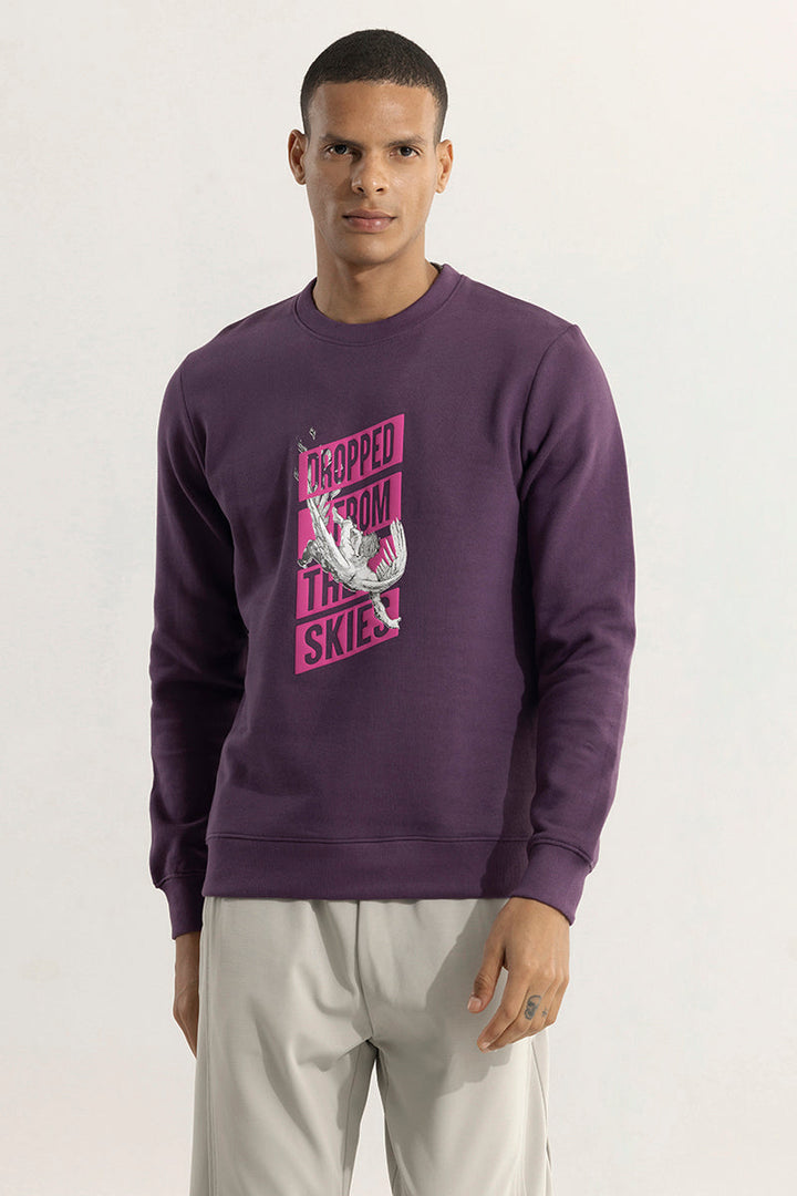 Stardust Fall Purple Sweatshirt