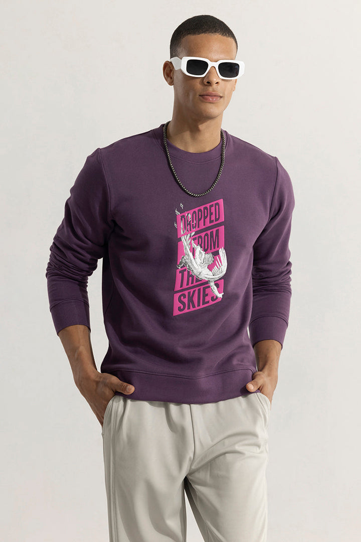 Stardust Fall Purple Sweatshirt