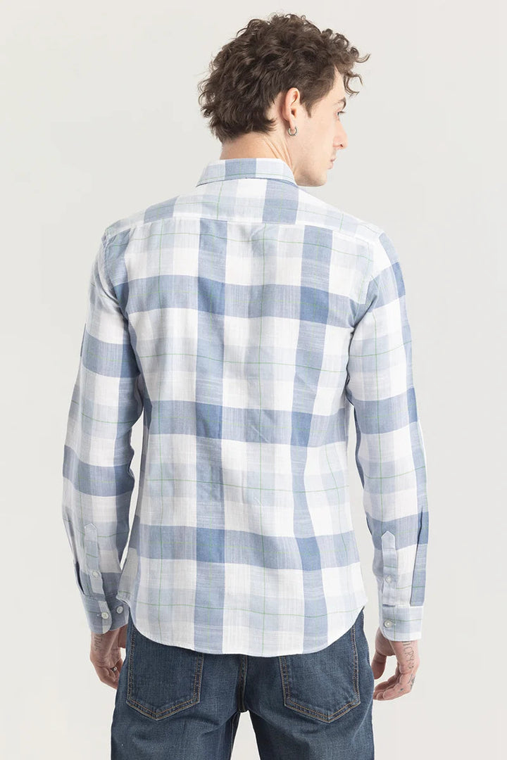 Pladify Blue Checkered Shirt