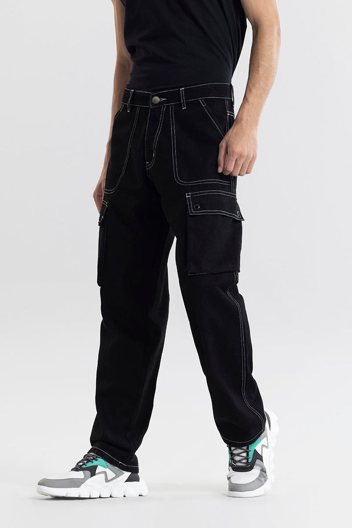 Lennox Noir Baggy Jeans