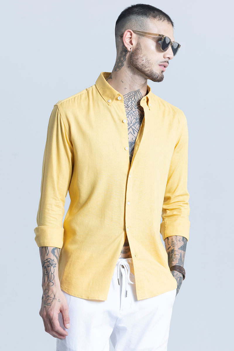 Sophisticated Yellow Shirt