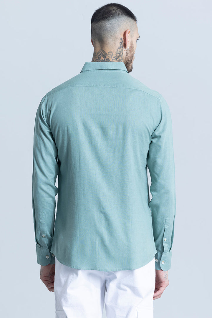 Sophisticated Teal Green Shirt