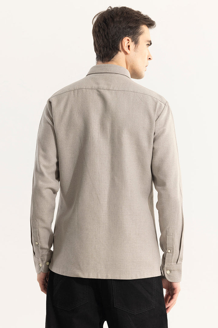 Elegant Seacrust Moth Grey Shirt
