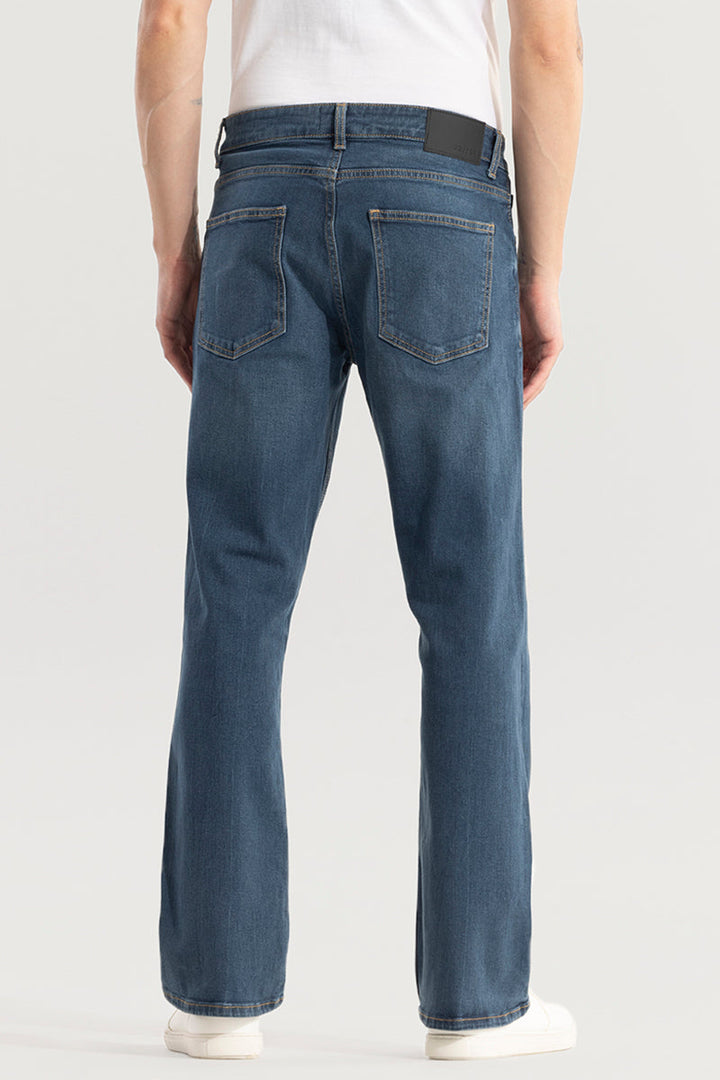 Versatile Dazzle Denim Blue Bootcut Jeans