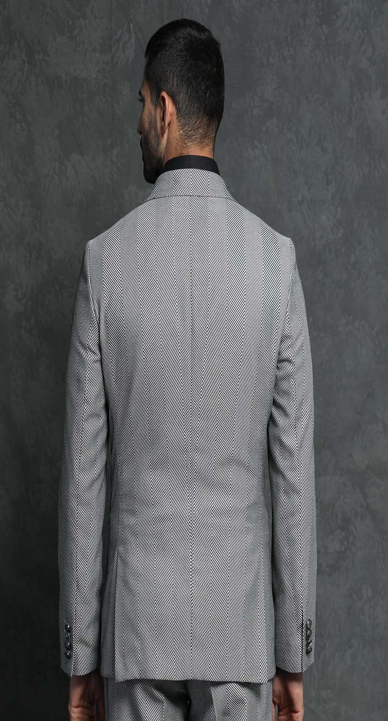 Contemporary Textured Suit