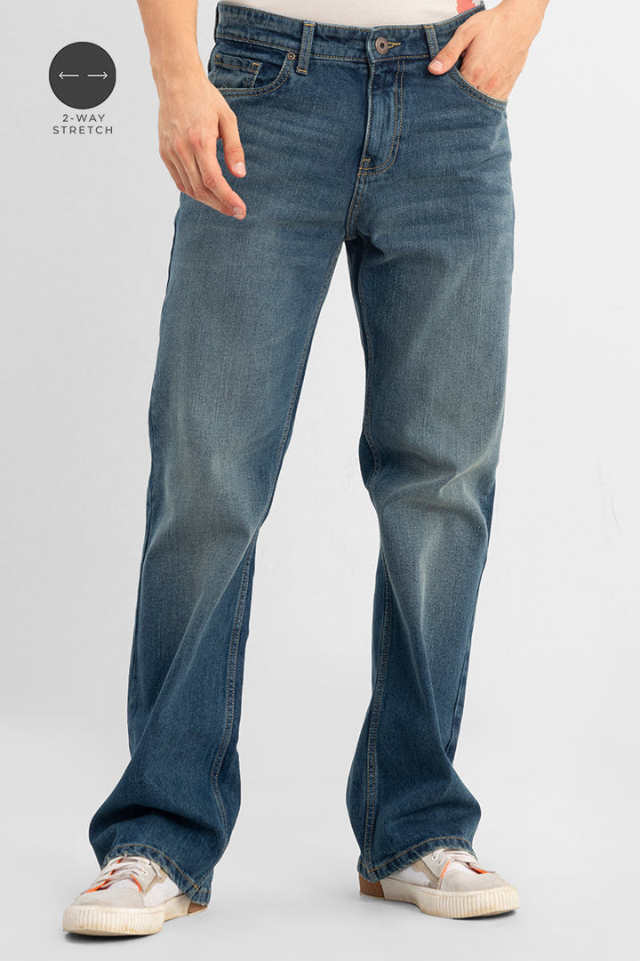 Cityscape Grunge Bootcut Jeans