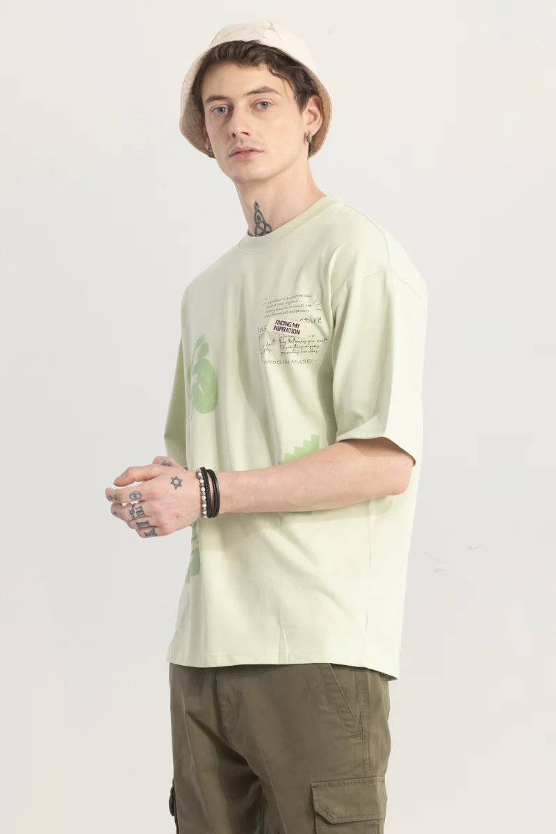 Green Inspiration Oversized T-Shirt