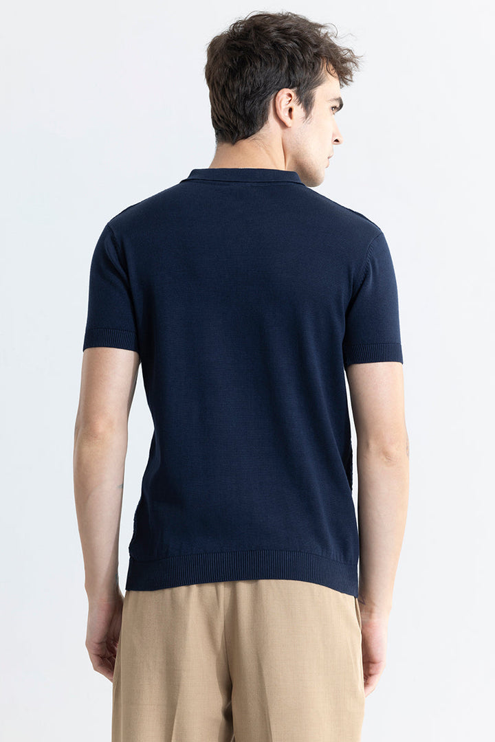 Elegant Navy Polo T-Shirt